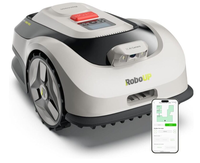 roboup raccoon 2 se robot tondeuse 600 m² sans rtk en promotion