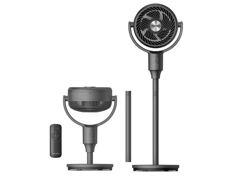 ventilateur sur pied omniflow avec télécommande pelonis