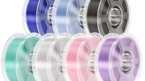 7 bobines PETG Mecpow en promotion à 59,99 € – pack idéal pour impressions 3D précises et durables