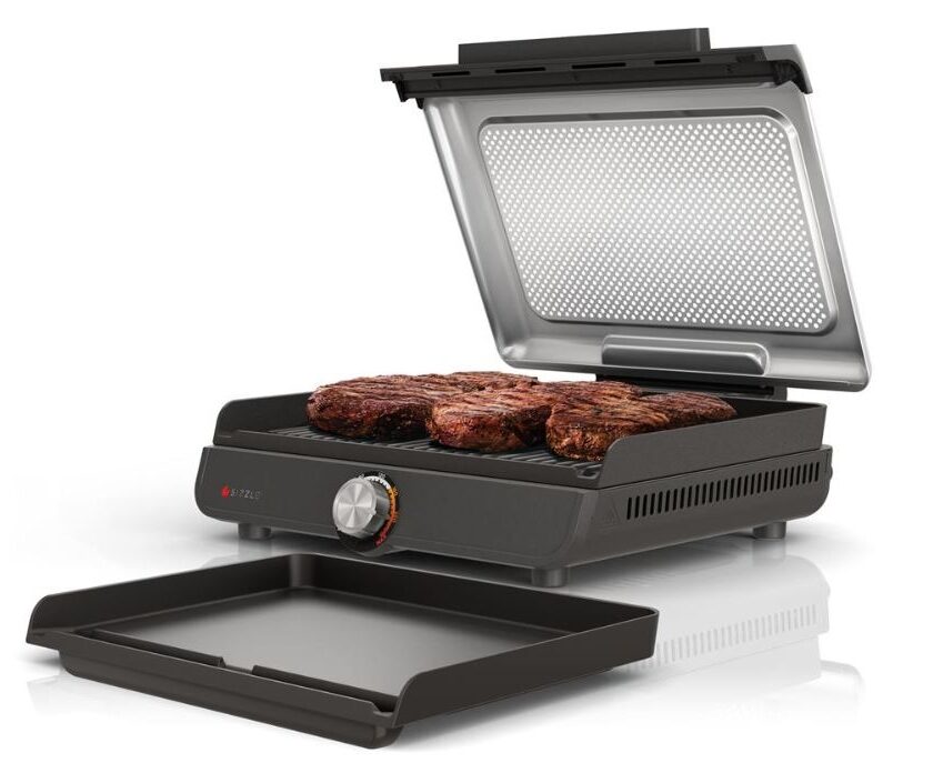 Grill-Plancha électrique Ninja SIZZLE GR101EU en promotion à 119,99€ : grillades maison toute l’année grill plancha électrique ninja sizzle gr101eu