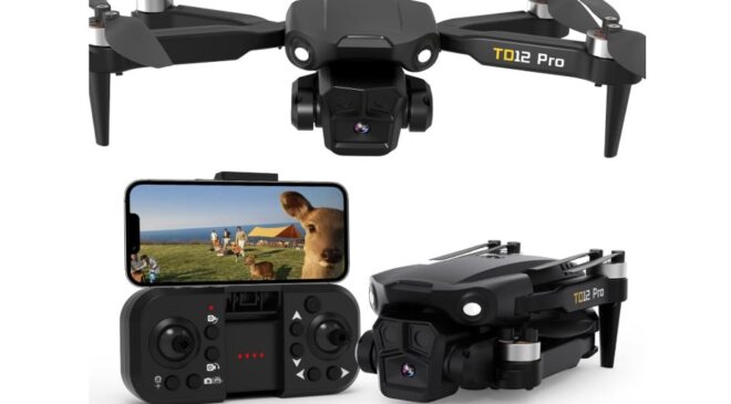Mini drone avec caméra Toladrone TD12PRO : le vol accessible à 39,98€