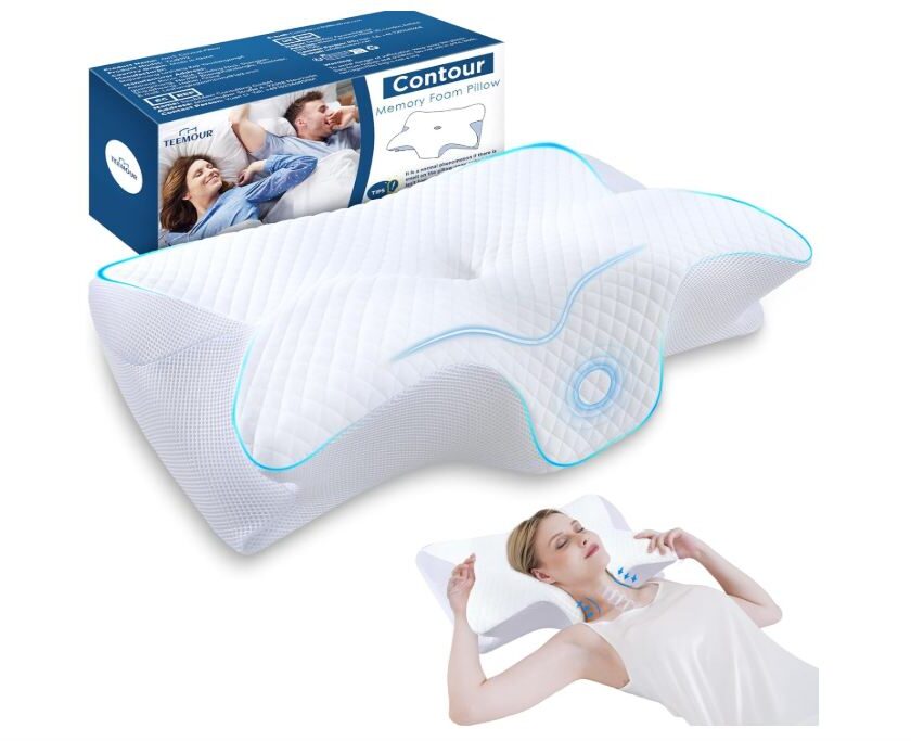 Oreiller ergonomique pour cervical Teemour en promotion à 18,99 € – soutien optimal à petit prix 😴 oreiller ergonomique pour cervical teemour en promotion