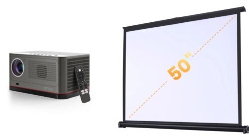 Pack vidéoprojecteur ETOE Whale Pro + écran 50 pouces en promotion à 349,99€ 🎬