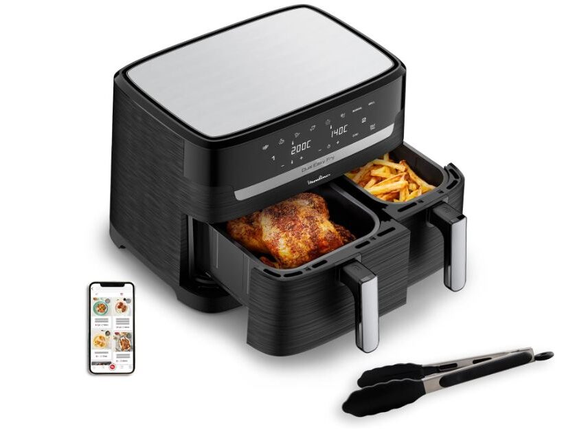Promotion Moulinex Easy Fry Essential 8,3 L à 99,99 € : deux tiroirs pour cuire deux plats en même temps promotion moulinex easy fry essential 8,3 l