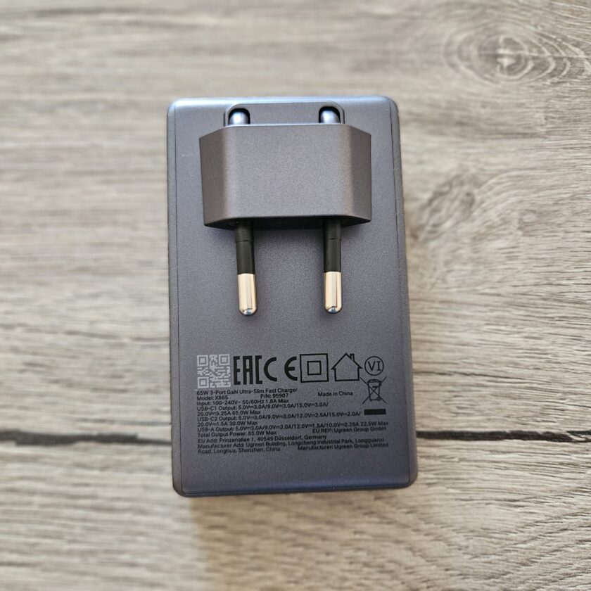 test ugreen nexode air slim 65w 3 ports (3)