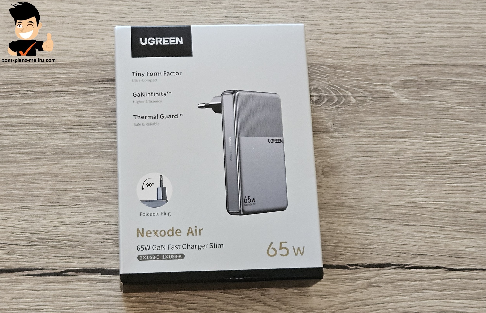 ugreen nexode air slim 65w 3 ports (1)