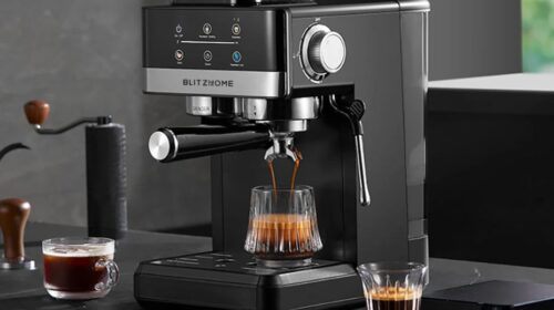 Machine à café avec moulin intégré BlitzHome CM5520 en promotion à 105,80 € : le café en grains devient accessible ☕