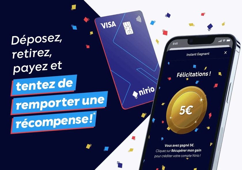 nirio compte plus le compte avec cashback, gains instantanés et cartes sécurisées