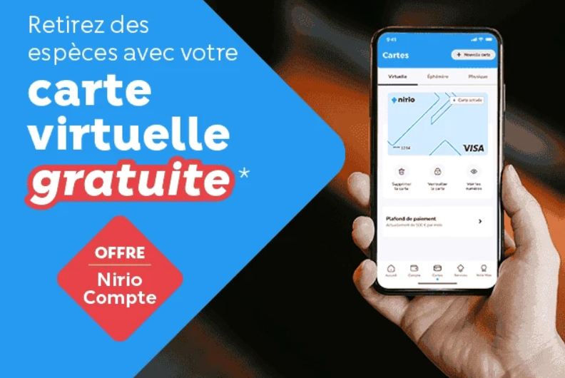 Nirio Compte : une carte virtuelle gratuite pour payer sans frais cachés et bien plus ! nirio compte une carte virtuelle gratuite pour payer sans frais cachés