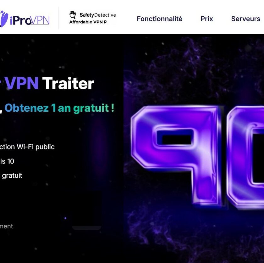 Offre iProVPN : 4 + 1 an gratuit, soit 5 ans de VPN à 36,43 € (soit 0,61 €/mois) offre iprovpn 4 + 1 an gratuit