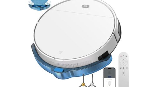 Promotion Yigars Y300 à 94,99 € : un robot aspirateur laveur mince à petit prix