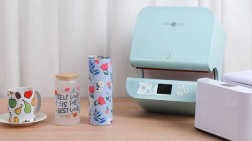Presse à chaud automatique pour Mug, gourdes et bouteilles HTVRONT en promotion à 139,99 €