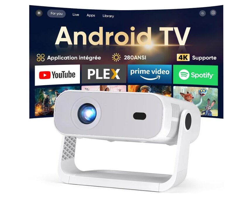 Promo vidéoprojecteur Wielio à 99,99 € : du Full HD 1080p pour créer un cinéma à la maison promo vidéoprojecteur wielio