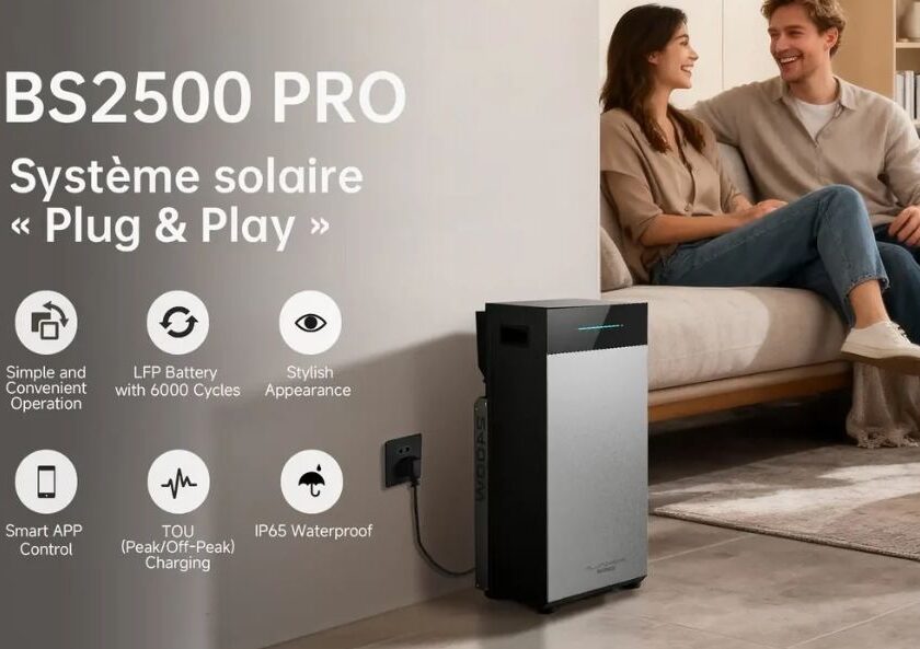 Promotion ALLPOWERS BS2500 PRO à 1079,10 € (-45%): 2,6 kWh pour stocker son énergie solaire promotion allpowers bs2500 pro