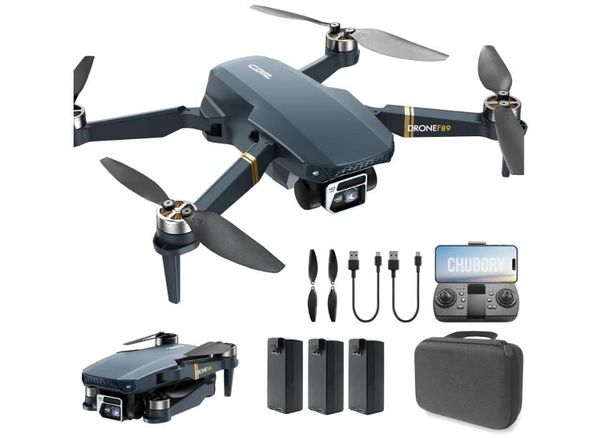 Promotion CHUBORY F89 à 99,99 € : un drone 4K avec suivi automatique et 84 min de vol promotion chubory f89