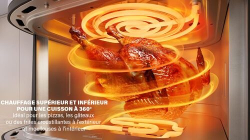 Promotion Princess Dual Heat Airfryer 8L à 49,99 € : le double chauffage pour cuisiner plus uniformément