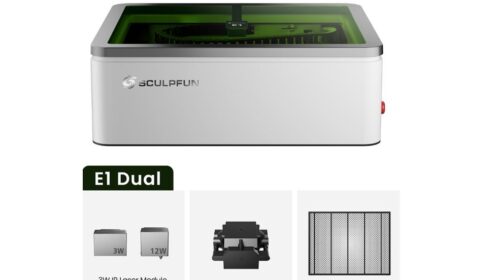 Promotion SCULPFUN E1 Dual 12W+3W IR à 759 € : le graveur laser fermé en promotion