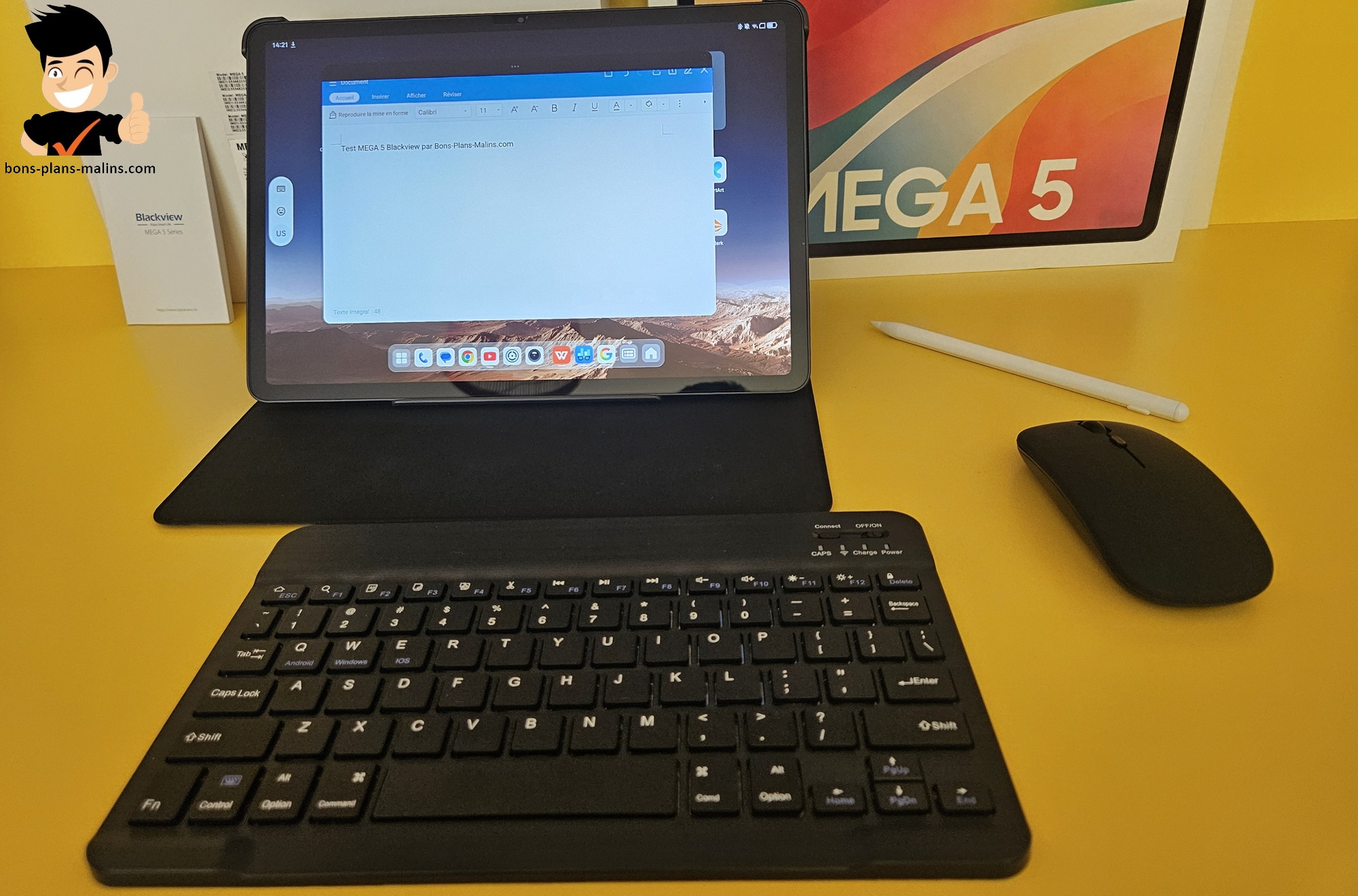test clavier
