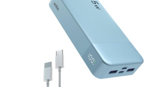 Batterie externe Nobis 20 000 mAh 45 W à 28,99 € : promotion pour recharger rapidement ses appareils