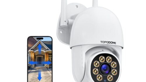 Caméra surveillance extérieure Topodome S50B en promo 32,55 € : détection humaine et suivi automatique