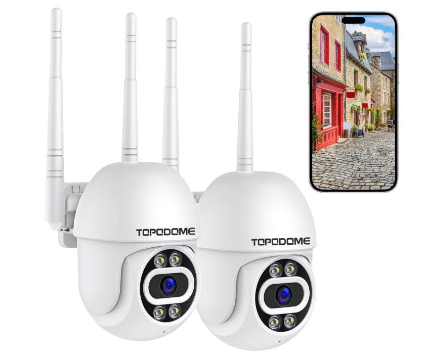 lot de 2 caméras topodome v10a 2p en promo