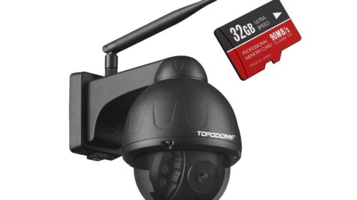 Caméra surveillance IP Topodome S40B en promo 64,23 € : détection humaine et suivi automatique