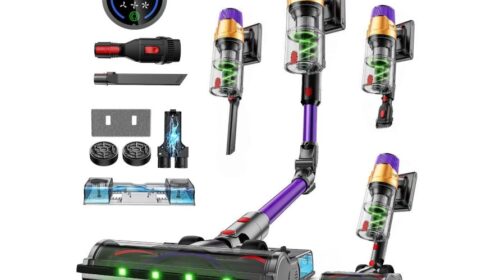 Aspirateur sans fil Linkifly A12 en promotion à 88,76 € : 2 en 1 aspire & Lave