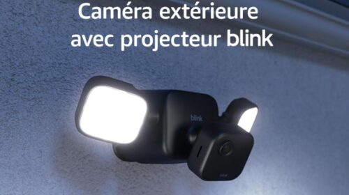 Caméra avec projecteur bonne affaire : Blink Floodlight à -60% avec LED 700 lumens et vidéo HD