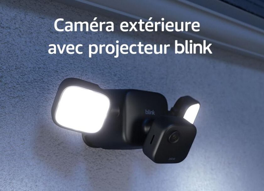caméra avec projecteur bonne affaire blink floodlight
