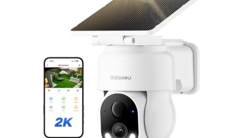 Promotion GALAYOU R6 à 32,78 € : une caméra solaire 2K pour surveiller votre jardin sans câbles