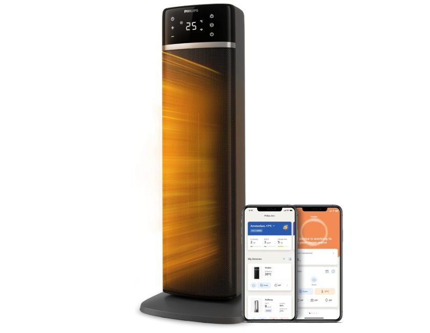 Chauffage électrique connecté Philips 2000 W en promotion à 79,99 € : une chaleur rapide et pilotable à distance chauffage électrique connecté philips 2000 w