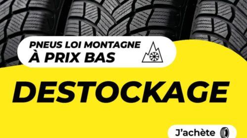 Déstockage pneus Euromaster : profitez de prix bas sur les pneus Loi Montagne