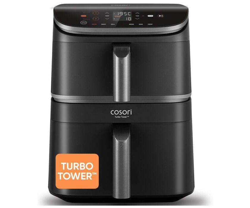 Friteuse sans huile COSORI bonne affaire : la Turbo Tower 10,8 L à -22% avec double panier friteuse sans huile cosori bonne affaire