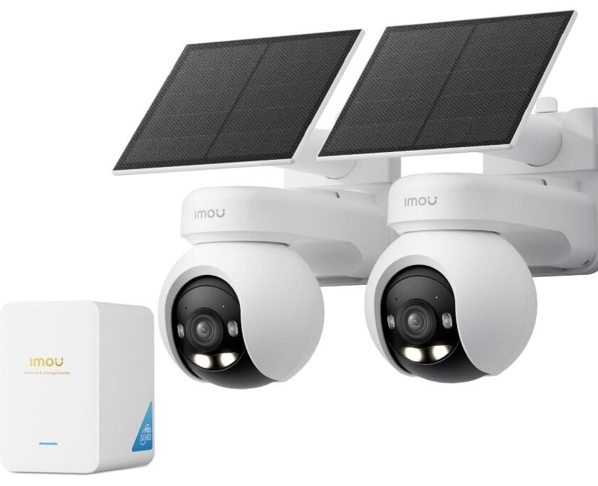 Promo Imou AOV Track Plus : kit 2 caméras 4K + Hub à 269,99 € pour surveiller votre maison sans abonnement imou aov track plus + smart hub