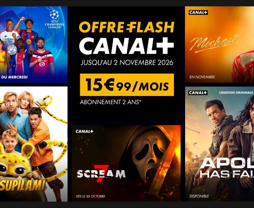 offre flash canal+ le cinéma, les séries et le sport