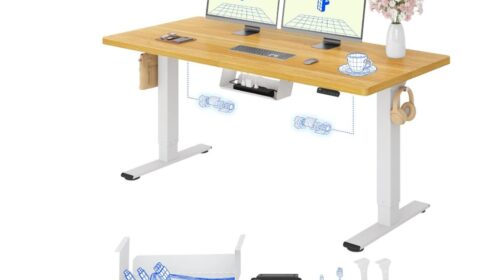 Promotion Flexispot E1 PRO 160×80 à 319,99 € : un bureau électrique double moteur complet