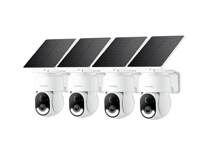 GALAYOU R6 en promotion à 149,36 € : 4 caméras sans fil avec alertes et vision nocturne couleur promotion galayou r6