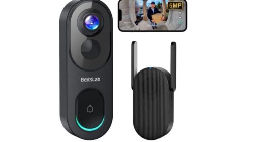 Sonnette vidéo BOTSLAB R810 à -40 % : une caméra 5MP et du stockage inclus à 65,99 €