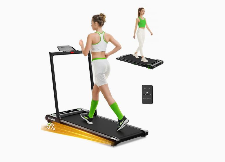 Akluer 480L-B en promotion à 135 € : un tapis pliable avec poignée pour le fitness à la maison tapis de marche akluer 480l b